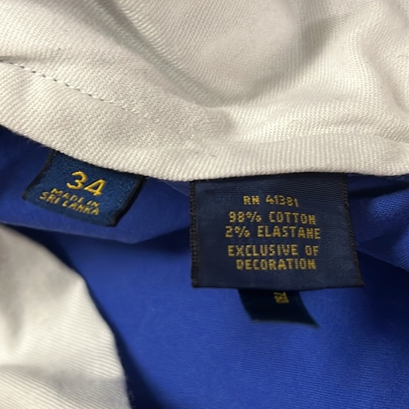 Vintage men’s blue polo golf shorts size 35” - Picture 6 of 6